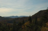 View from Castle Rock with trees beginning to turn